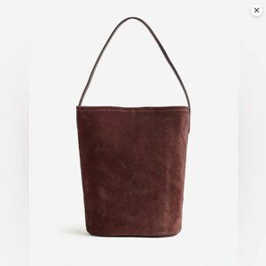 JCREW Berkeley Bucket Bag in Leather and Suede
